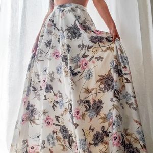 💐 Floral Maxi Skirt